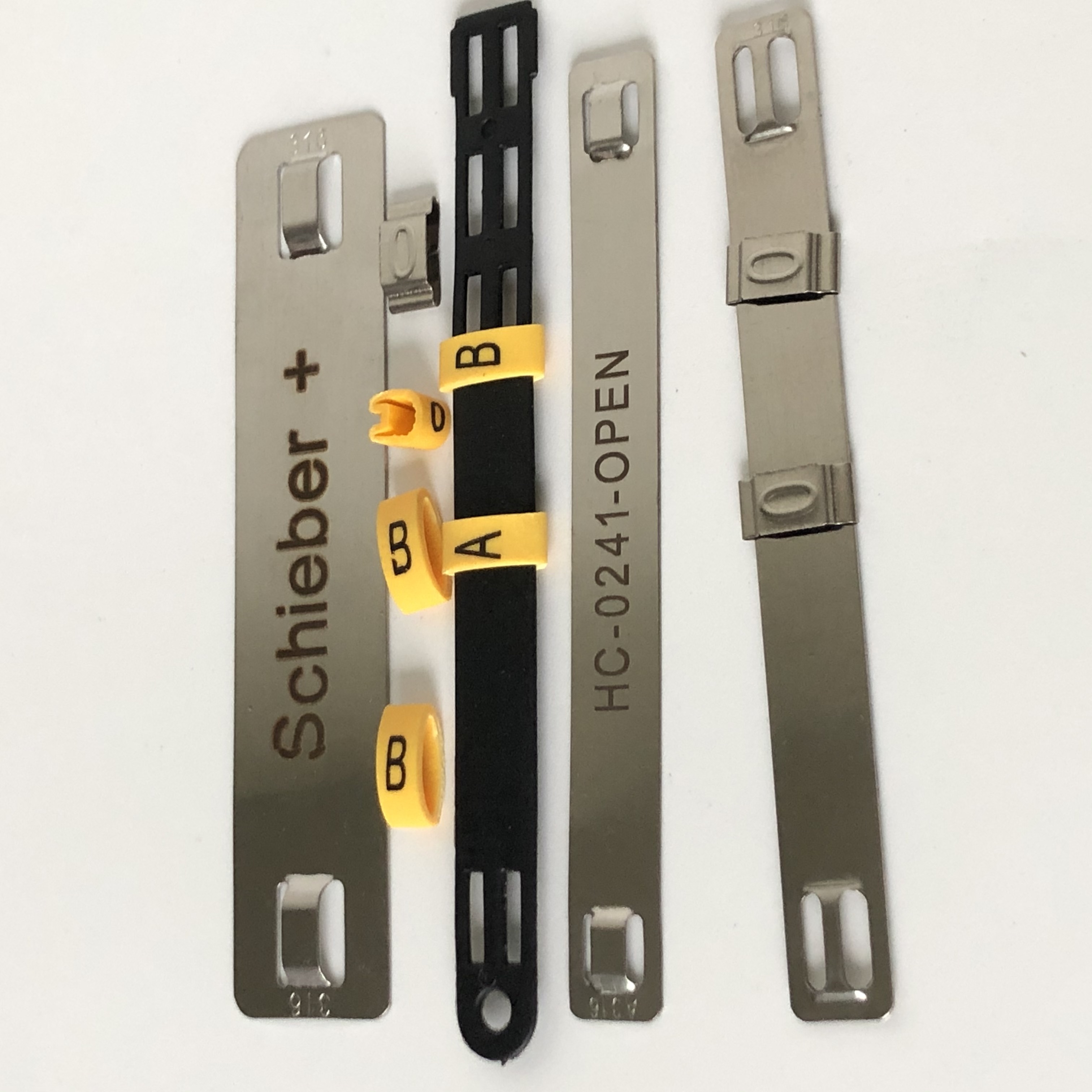 cable length identification, cable marking labels/marker cable ties-ss316 X9.5x89mm and 316x19x89mm