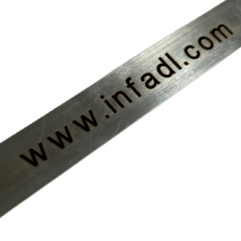 Auschwitz stainless steel strap/Bright stainless steel tape/Custom typing and printing logos