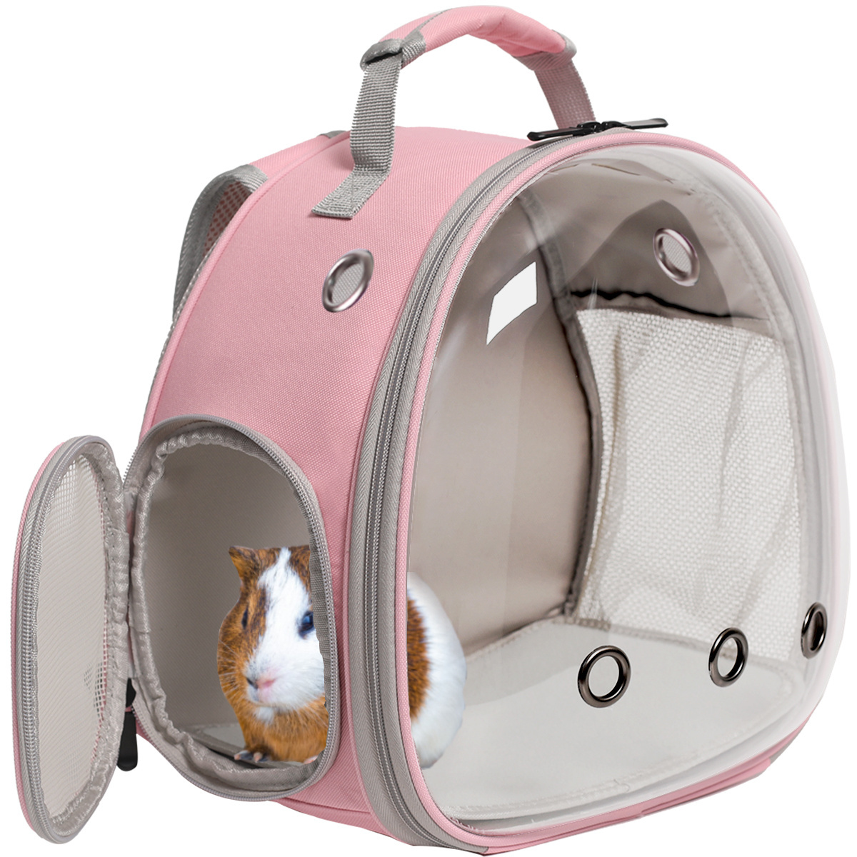 Good Quality Portable Travel Small Animal Carrier Bag Guinea Pig Carrier Lizard Bird Rabbit Carrier Cage