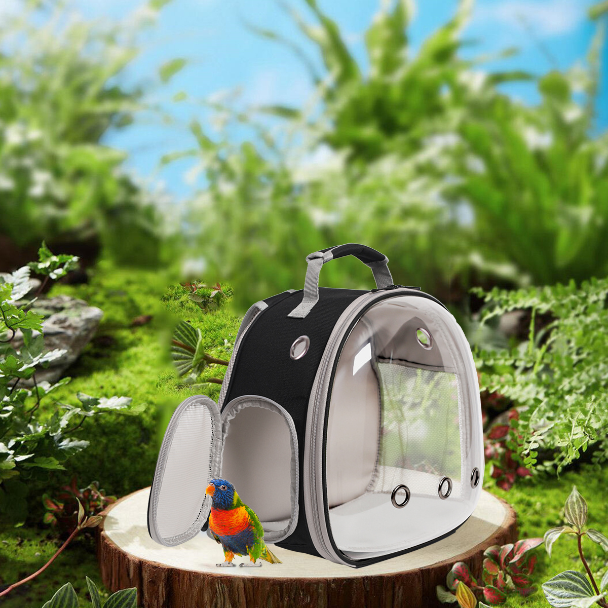 Good Quality Portable Travel Small Animal Carrier Bag Guinea Pig Carrier Lizard Bird Rabbit Carrier Cage