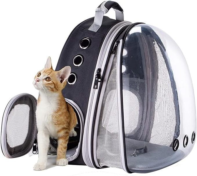 Wholesale Customized Pet Supplies Durable Portable Panoramic Transparent Bubble Carrier Small Cat Dog Puppy Travel Bag Backpack