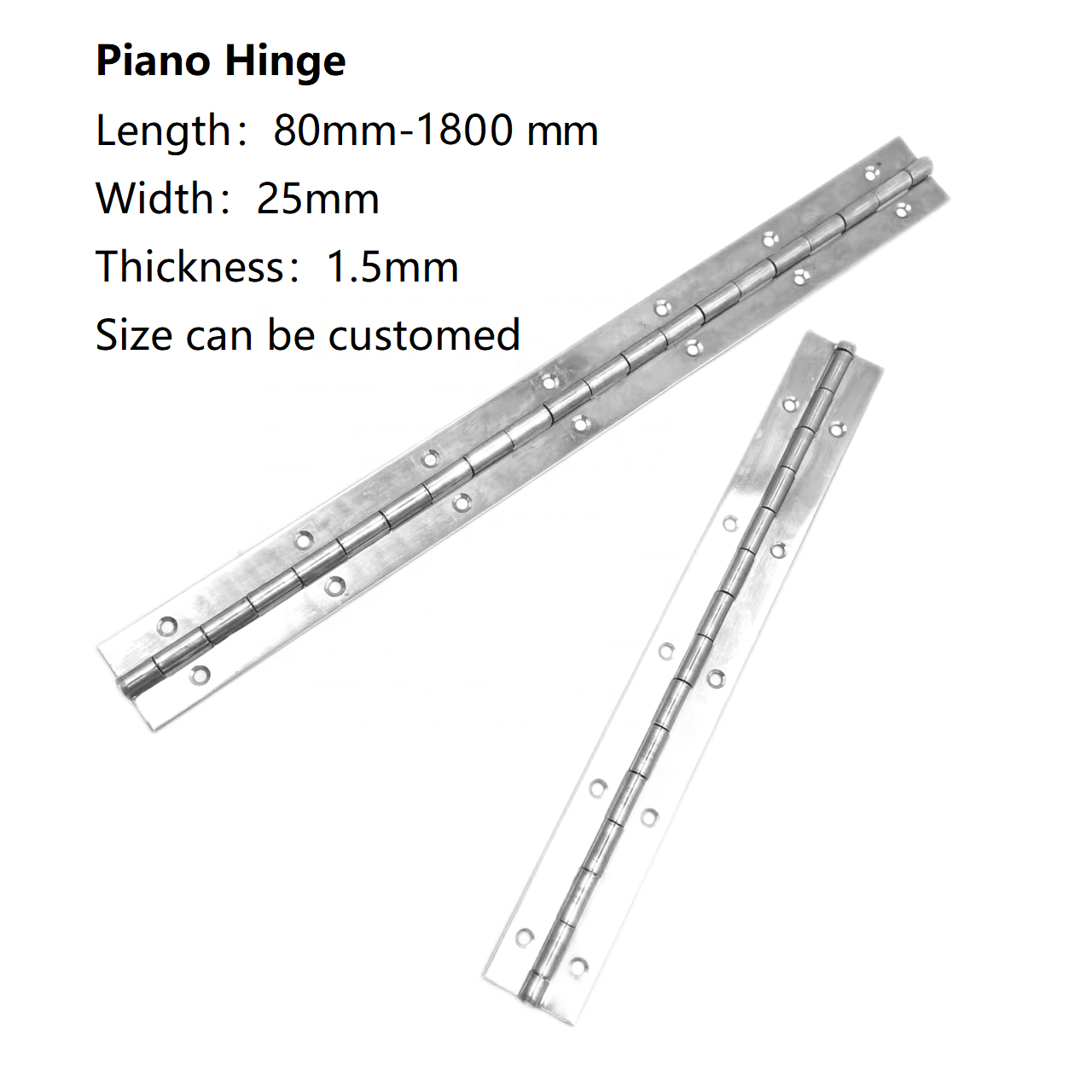 Stainless Steel 201 Heavy Duty Door Hinge for Wooden and Metal door Continous Piano Hinges