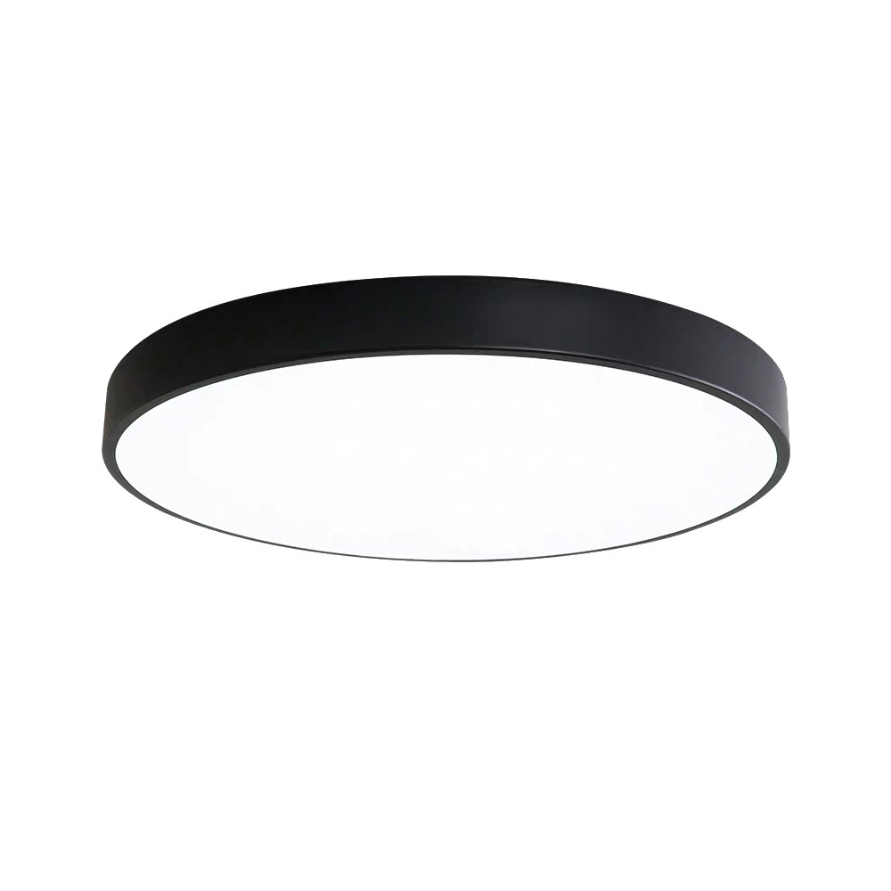 Surface Mounted Metal Ultra Thin Multicolor Pink Black Yellow Green Blue  Round Led Ceiling Light for bedroom living room