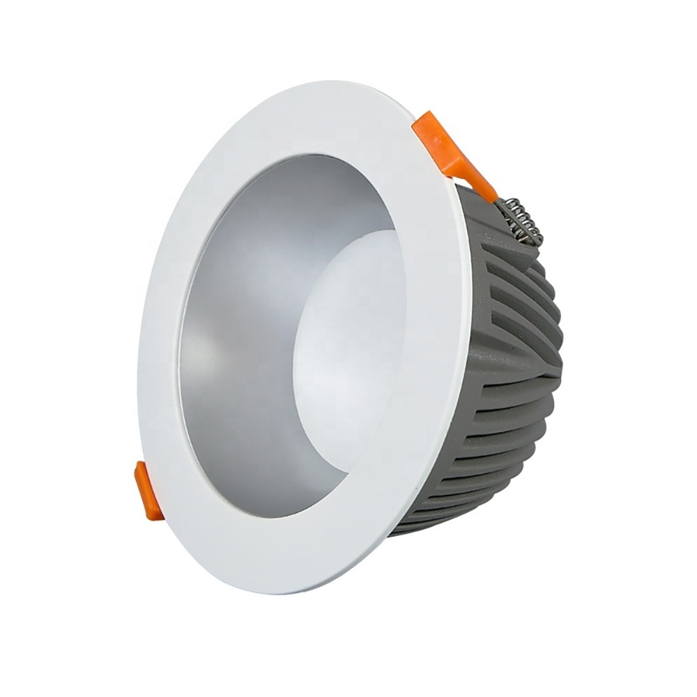 Deep Anti-glare Commercial Embedded Ceiling fixtrues 12W 15W 20W Recessed COB SMD 30W Led  Down Light