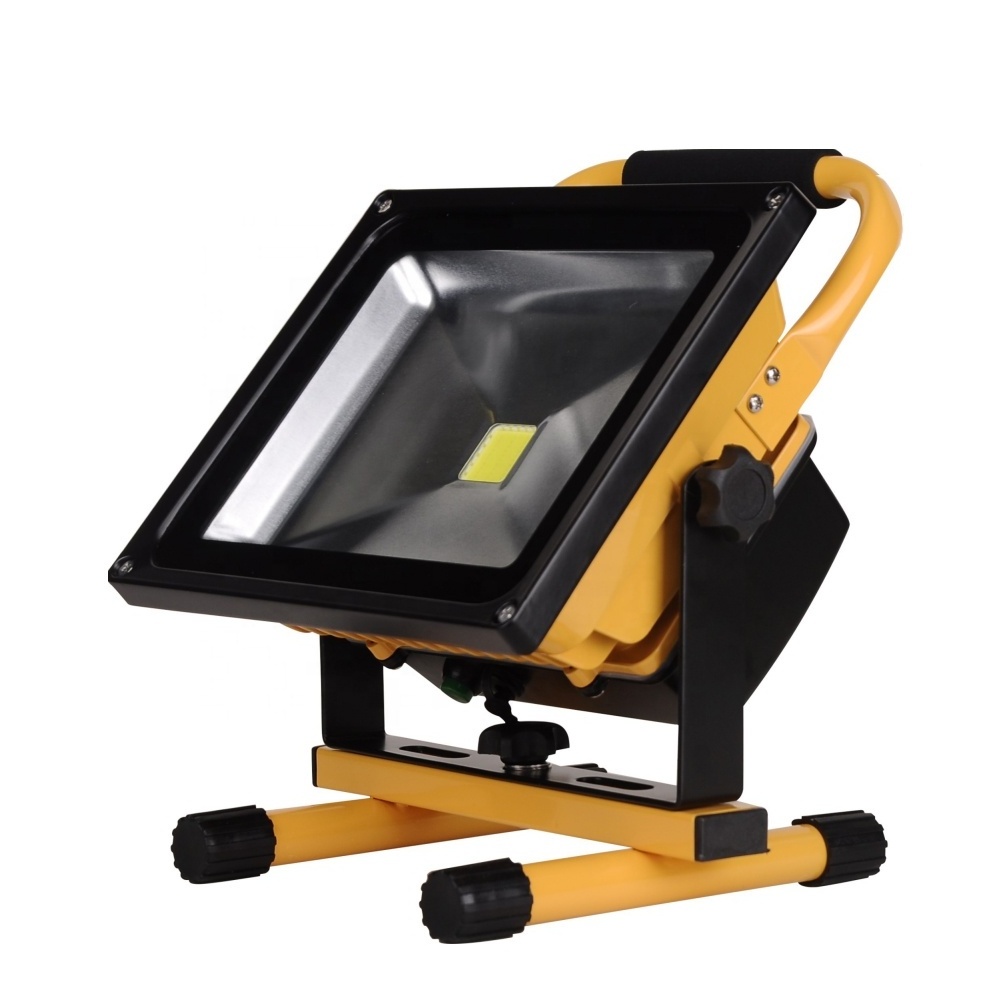 Outdoor Portable Led Flood Light 20w 30w 50w 100w 150w Rechargeable Floodlight Rechargeable Emergency Led Spot Light