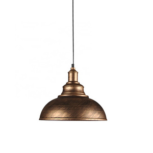 Copper Traditional Home Decorative Lighting Rustic Style Lighting Product  Hotel Lamp Vintage Metal Pendant Light