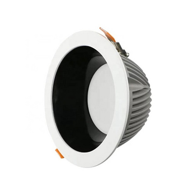 Deep Anti-glare Commercial Embedded Ceiling fixtrues 12W 15W 20W Recessed COB SMD 30W Led  Down Light