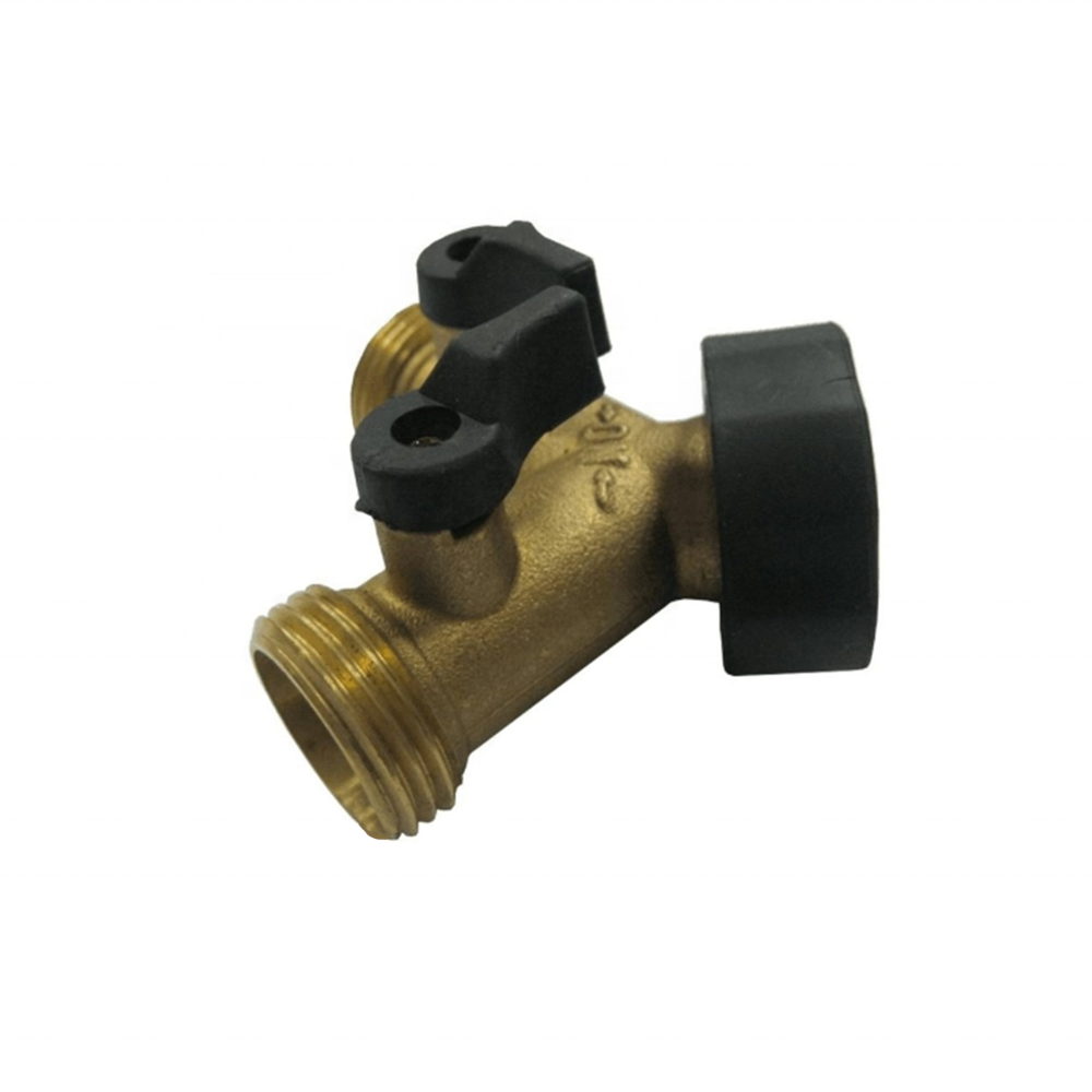 2 Way Tap Connector Plastic Hose Connector Individual Control Valve Garden Watering Quick Connector End for Tool Connection