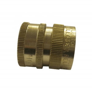 Female Hose Attachment Easy Connection Brass Garden Hose Couplings with Pipe Connectors Metal Garden Accessories