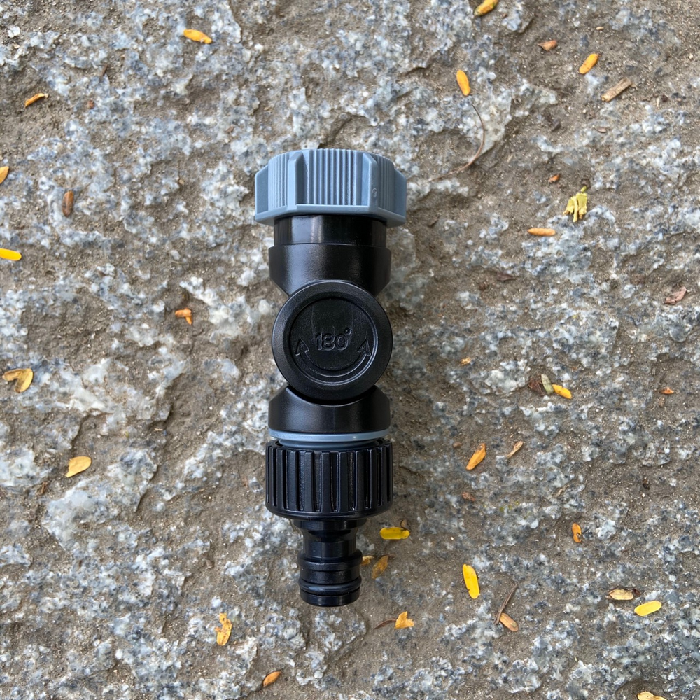 Garden Plastic Hose Connectors 360 Degree Rotary Tap Connector Hose Kink Free Faucet Garden Accessories