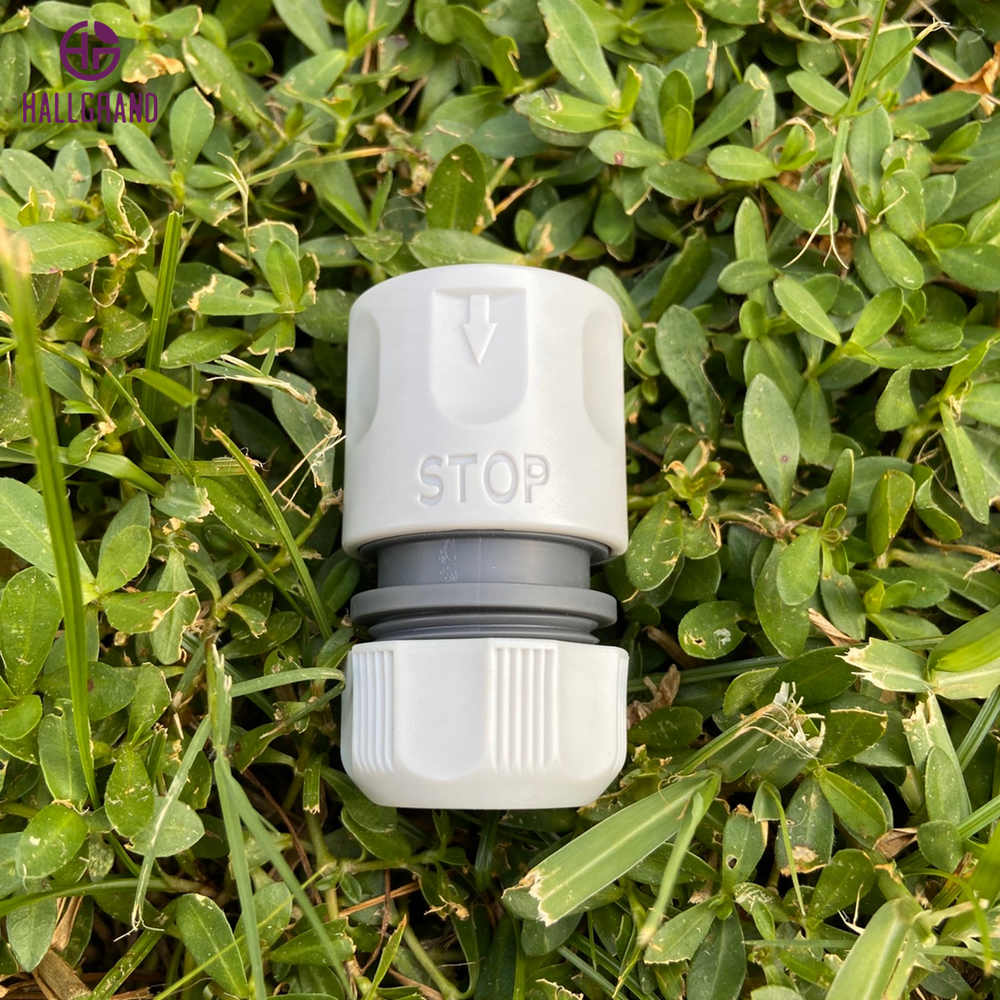 Irrigation Garden Hose Connector 13 16mm with Water Stop Function Hose Fittings 1/2