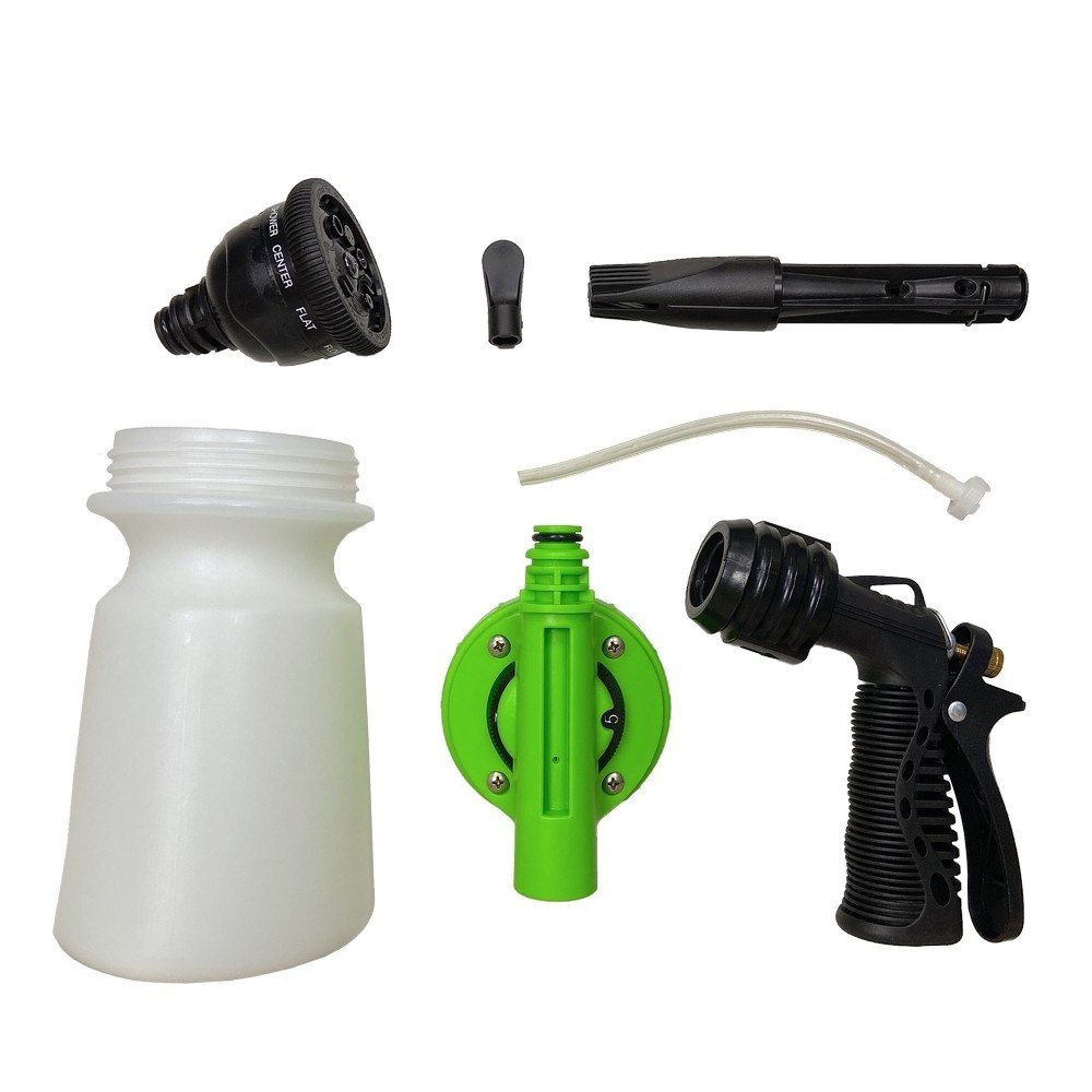 Car Wash Foam Water Gun Car Wash Soap Sprayer Garden Hose Nozzle Car Cleaning Set