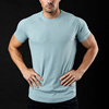 Men's Clothing Gym Tee 90 polyester 10 spandex Plain t shirt Eco-friendly promotional sport running t-shirts for women and men