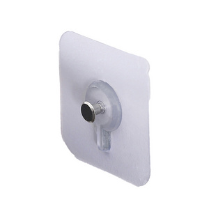 J582 Self Adhesive Towel Coat Hooks Waterproof Transparent Hooks For Bathroom Kitchen Door Outdoor Home Improvement Hook