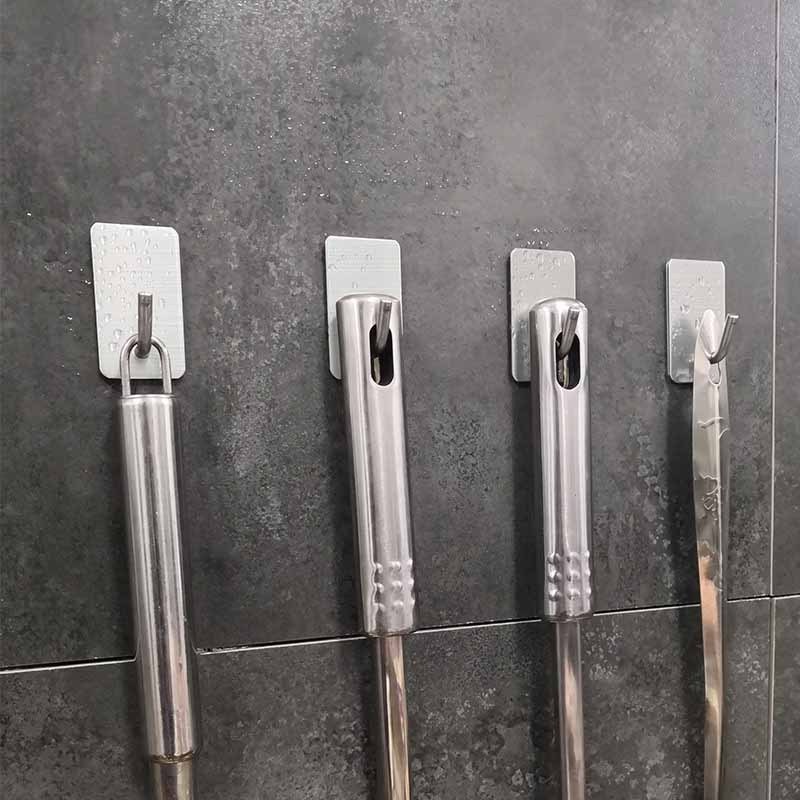 W2   Stainless Steel Coat Hook Towel Hook Self Adhesive Wall Hook For Bathroom