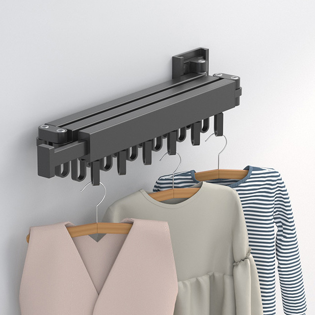 XX Folding extendable Clothes Hanger Wall Mount Retractable Cloth Drying Rack Indoor Aluminum Home Laundry Clothesline retract