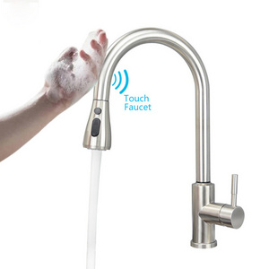 WN12 Touch Sensor Infrared Faucet for Bathroom With Dual Module Tap Sensor Automatic Golden Tap Faucet