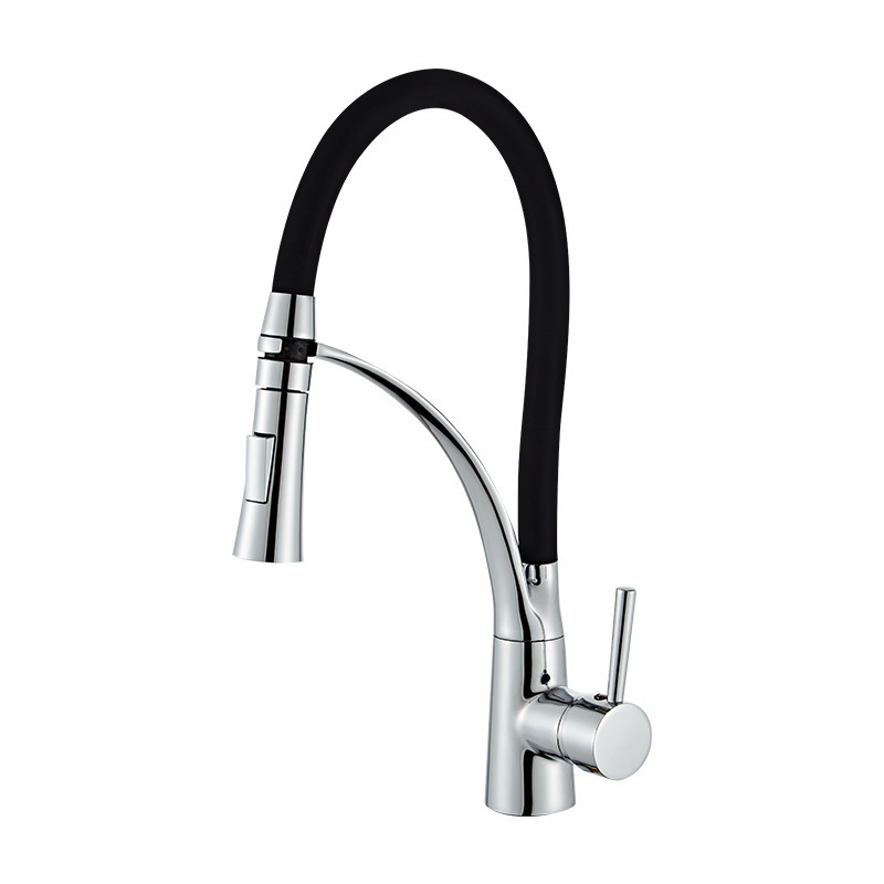 Y1  High Quality Silicon Spout Pull Down Kitchen Tap 360 Degree Rotatable Design Kitchen Faucet