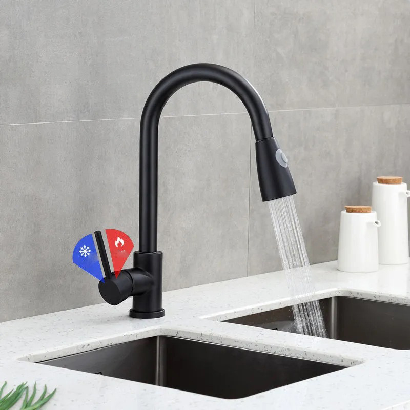 SI510 Gold Luxury Wall Faucet In Wall Mixer Black Kitchen Faucet Sink Black Wall golden kitchen faucet