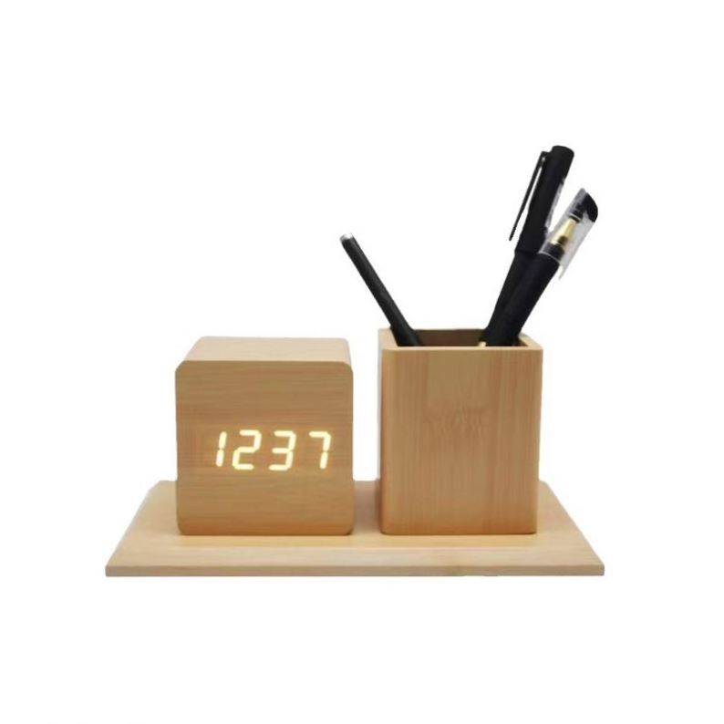 WJ434 Wooden/Plastic/Metal/Acrylic Nightlight/RGB/LED Large/Small Reloj De Pared Personalizado Wall Clock Double Sided