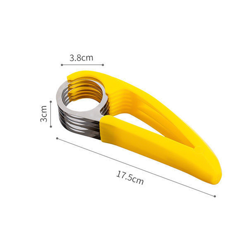 Y1W  Wholesale Hot Sale Free Hands And Convenient Kitchen Gadgets Slice Artifact Manual Cutter Chips Fruit Banana Slicer Gadgets