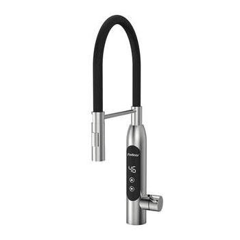 SYW643 Stainless Steel 360 Pull Out Down Black Sink Kitchen Faucet Mixer Hot Cold Water Tap