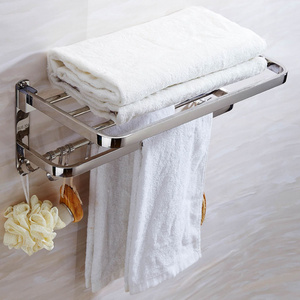 XZ Modern Hotel Brief Style Single Rod Double Rod Bath Free Standing Towel Rack Bathroom Hardware Storage Rack towel racks