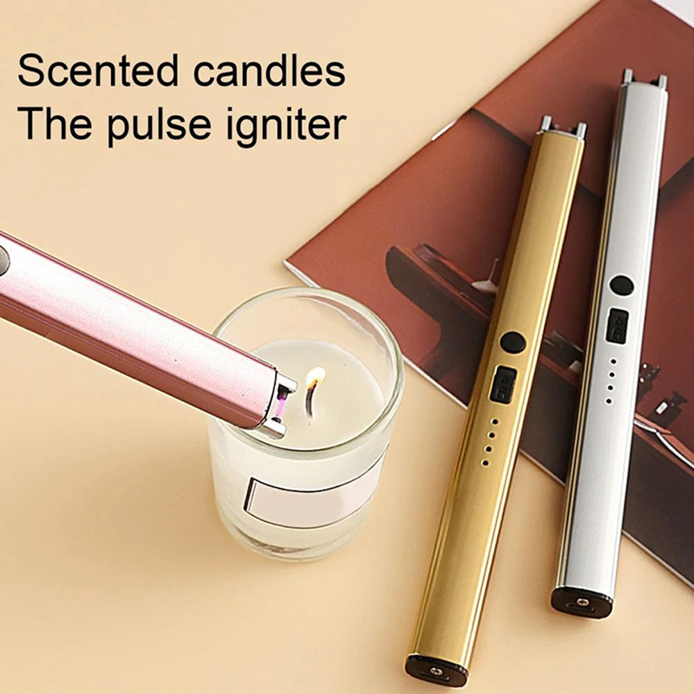 Y1W  Kitchen Natural Gas Gas Stove Electronic Igniter Pulse Ignition Aromatherapy Candle Lighter Visual Power Stove Lighter