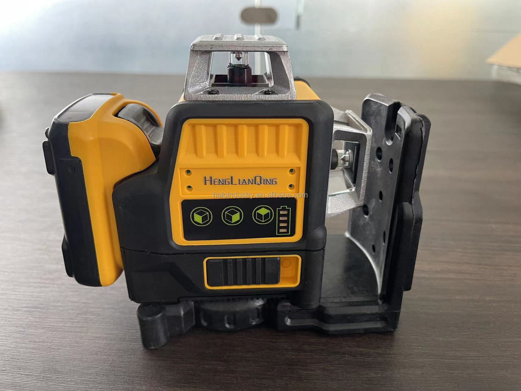 Hotsale lazer level water proof 12 lines 3d cross line 360 laser level green beam 16 lines nivel laser remote for construction