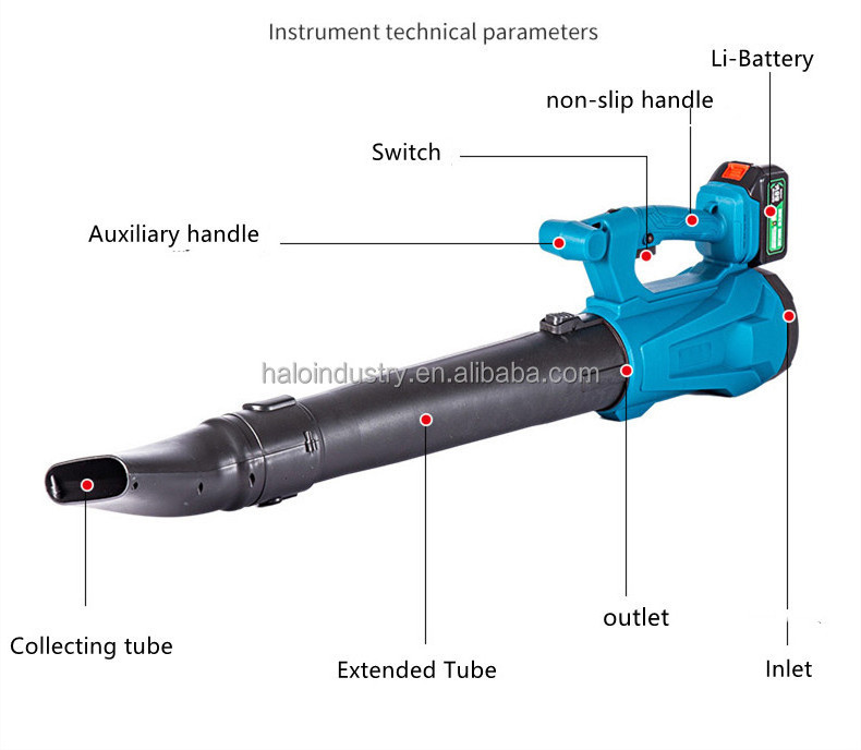 Cheap power tool air duster cordless leaf dust snow blower electric rechargeable lithium battery power wireless garden blower