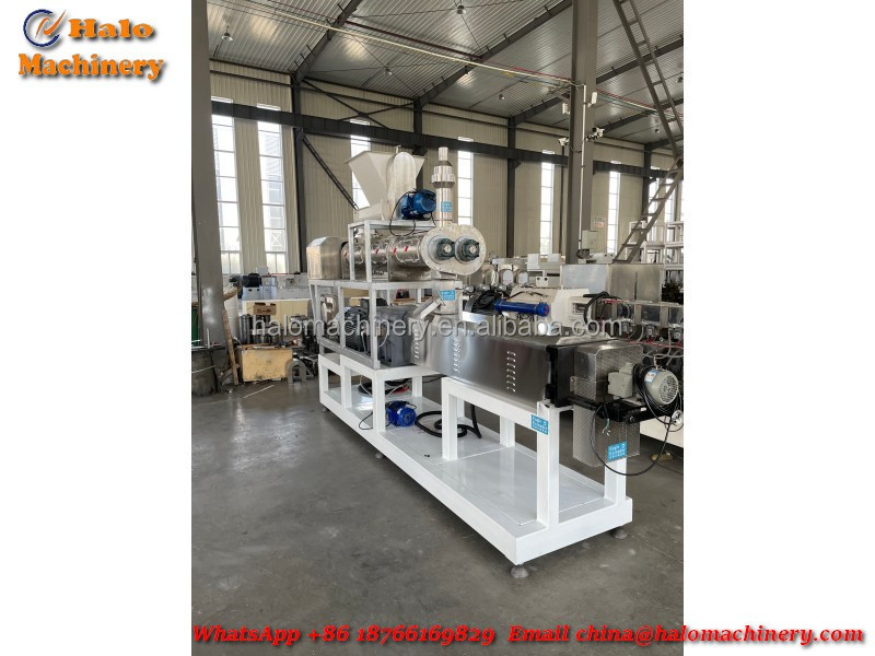 Jinan Halo baking machine automatic Floating aquatic feed sinking Trout Tilapia Shrimp Fish Feed Pellet processing line