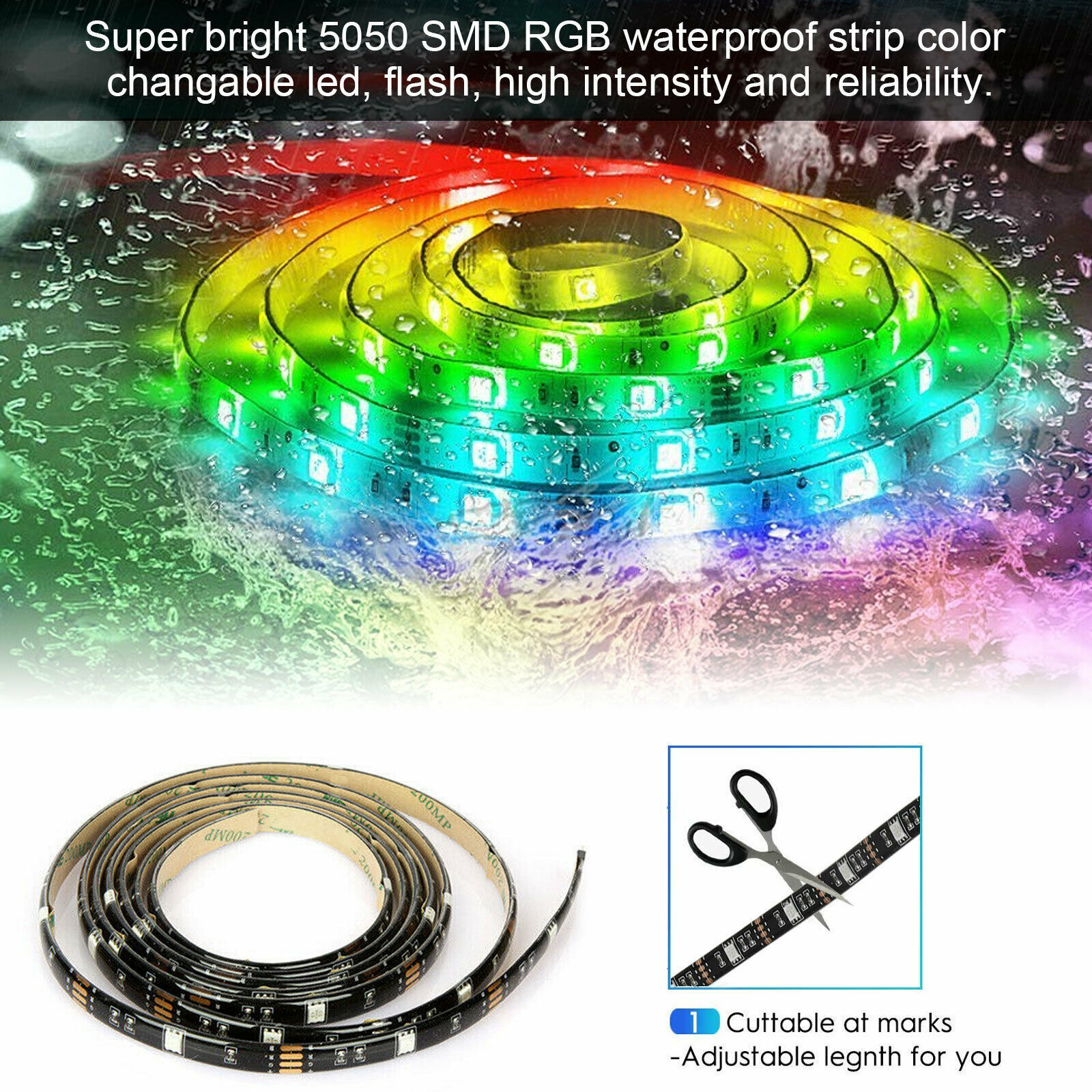 5V LED Strip Lights Bluetooth Flexible LED With App Control USB TV Backlight LED Strip Lights 5050smd RGB Lights For TV