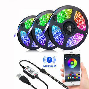 5V LED Strip Lights Bluetooth Flexible LED With App Control USB TV Backlight LED Strip Lights 5050smd RGB Lights For TV