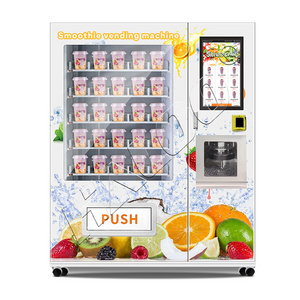 self service fruit smoothie blend vending machine and cooling smoothie vending machine