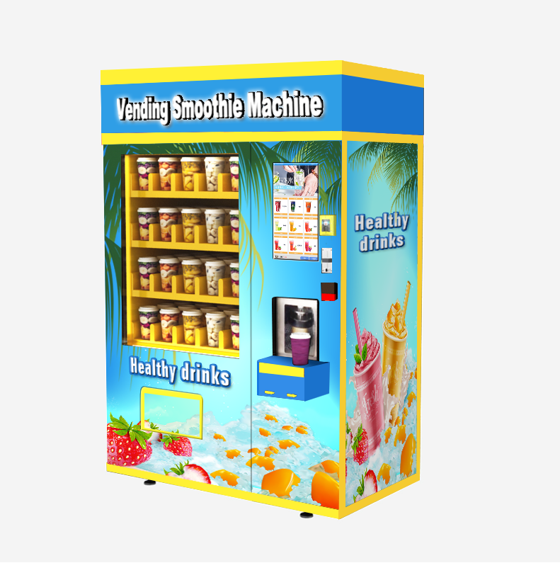 Haloo Fresh Fruit Smoothie mixer Vending Machine Frozen Food Blender Protein Shake Maker The Taste of Nature Manufacturer