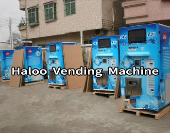 Outdoor Self Serve Ice Vending Machine Bagged Ice Vending Machine Ice Cube Vending Machine