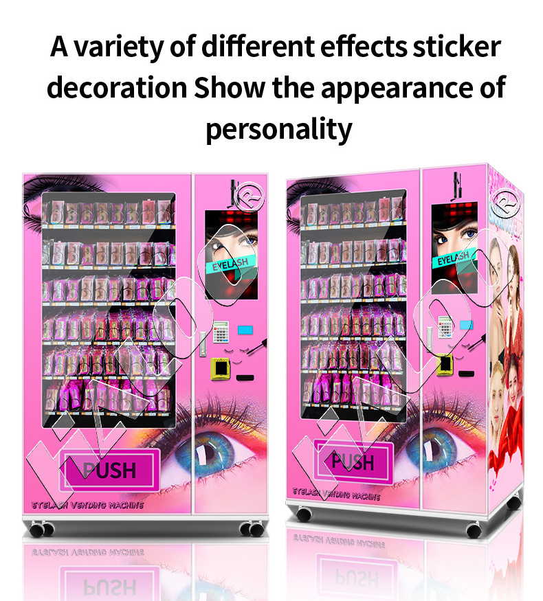 Digital Vending Machine LED Light Touch Screen Lash Vending Machine