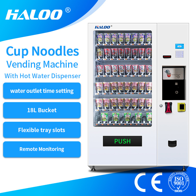 HALOO DLR-10C Ramen Noodle Vending Machine With Hot Water Dispenser