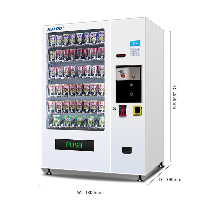 HALOO DLR-10C Ramen Noodle Vending Machine With Hot Water Dispenser