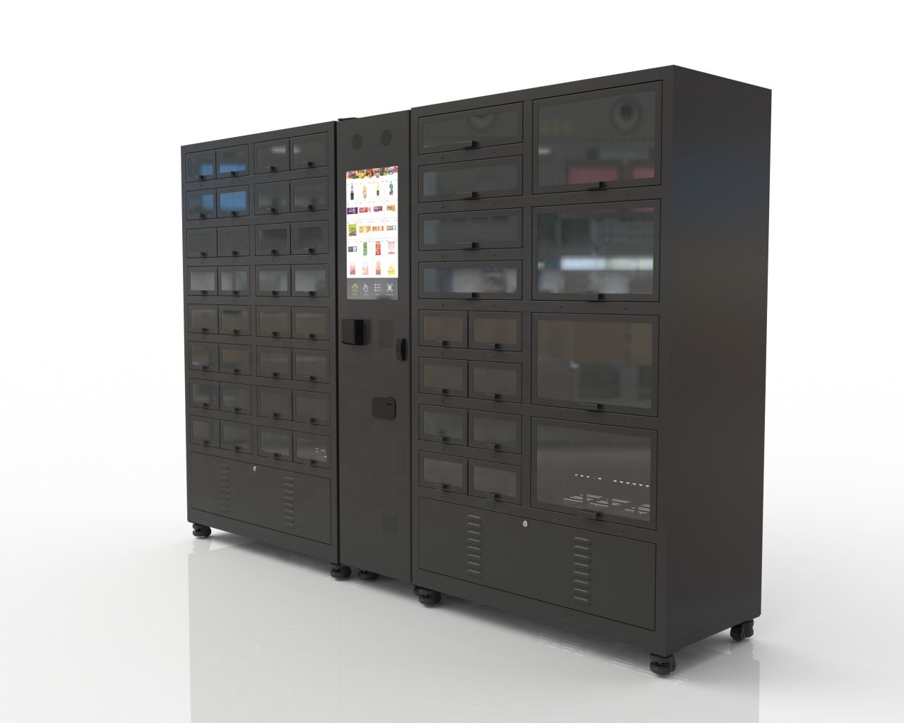 24 hour refrigerant locker vending machine for fresh fruit salad sushi meat flower vegetable egg locker vending machine