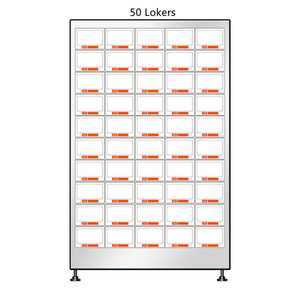 Standard Room Temperature 50 Lockers Vending Machine Sale Potting And Other Toys In the Machine