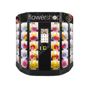 Smart Cooling Locker Vending Machine Fresh Flower Vending Machine With Refrigeration and Humidification