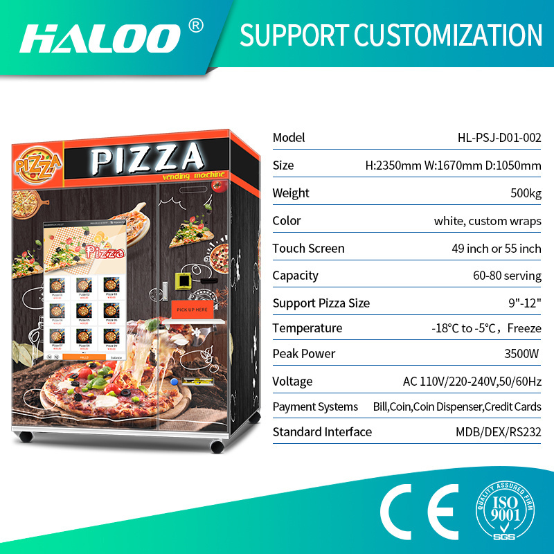 Automatic Heating and Bakery Pizza Vending Machine Factory Directly Pizza Vending Machine