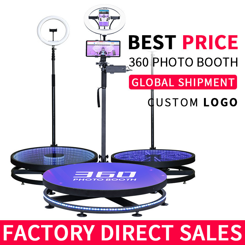 360 Rotating Camera Photo Booth Vending Machine 360 Video Booth Live Broadcast Platform for TikTok