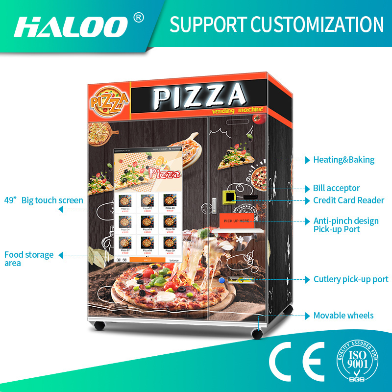 Automatic Heating and Bakery Pizza Vending Machine Factory Directly Pizza Vending Machine