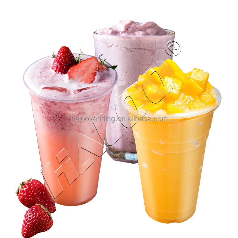 Hot summer cooling smoothie vending machine cooling drinks in malls fruit smoothie healthy drinks