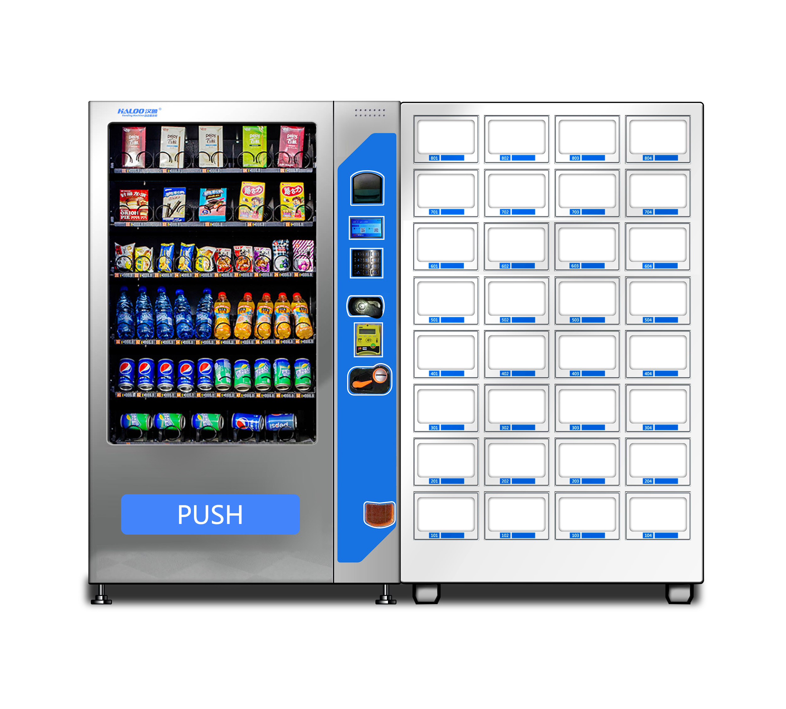 book magazine and news paper vending machine with 30 selection for airport