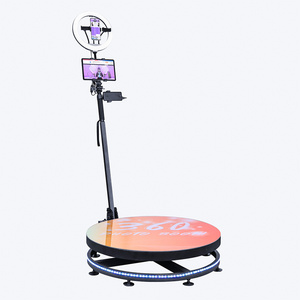 360 Rotating Camera Photo Booth Vending Machine 360 Video Booth Live Broadcast Platform for TikTok