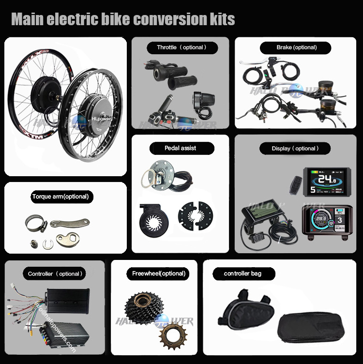 72v 3000w 5000w 8000w bicycle part electric bike e dirt ebike conversion kit brushless rear hub motor bldc motorcycle qs battery