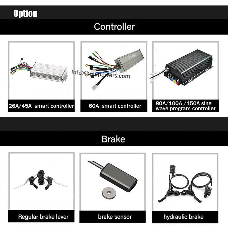 72v 3000w 5000w 8000w bicycle part electric bike e dirt ebike conversion kit brushless rear hub motor bldc motorcycle qs battery